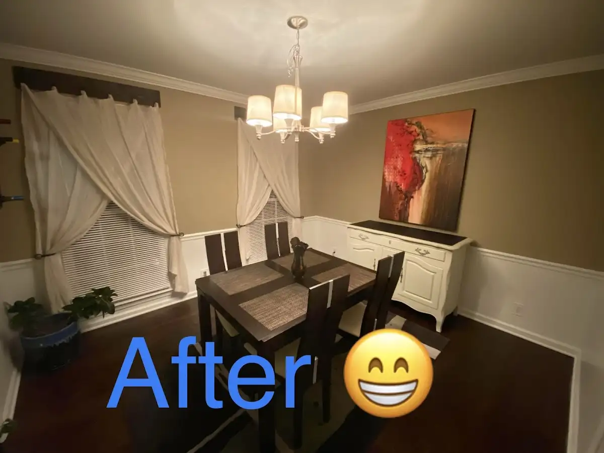 Professional dining room restoration after water damage in Lake Barcroft